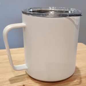 12 Oz Miir Coffee Cup With Lid Stainless Steel Insulated Camp Cup - White, Used